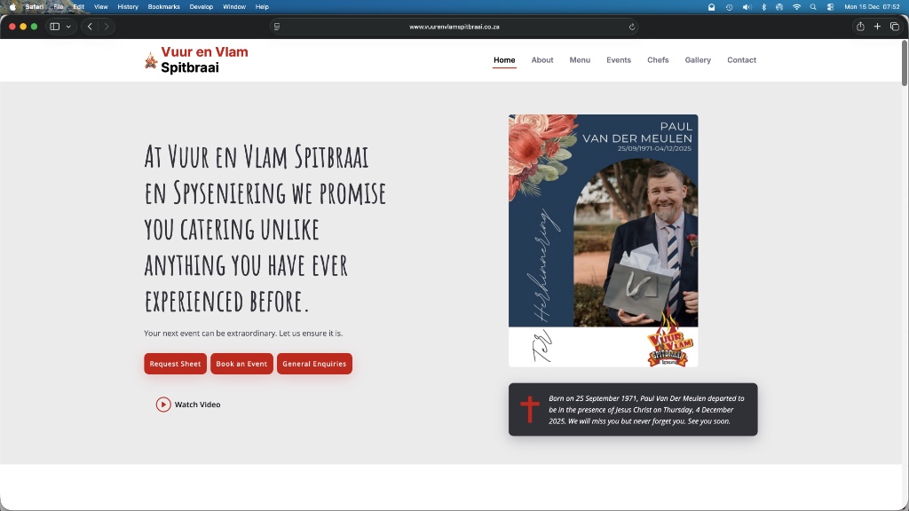 Vuur en Vlam Spitbraai